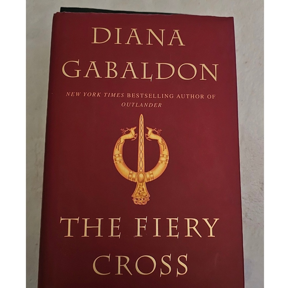 The Fiery Cross by Diana Gabaldon Outlander Series Book 5 Hardcover Red Jacket